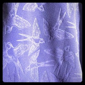 Lularoe Cassie Unicorn with Sparrows